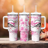 Kentucky Horse Racing Tumbler With Handle Fancy Ladies