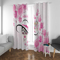 Kentucky Horse Racing Window Curtain Fancy Ladies