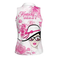 Kentucky Horse Racing Women Sleeveless Polo Shirt Fancy Ladies