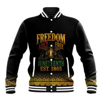 Juneteenth 1865 Baseball Jacket Freedom Ain't Free