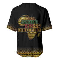 Juneteenth 1865 Baseball Jersey Freedom Ain't Free