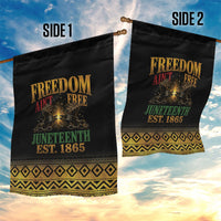 Juneteenth 1865 Garden Flag Freedom Ain't Free