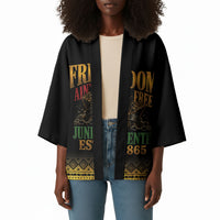 Juneteenth 1865 Kimono Freedom Ain't Free