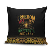 Juneteenth 1865 Pillow Cover Freedom Ain't Free