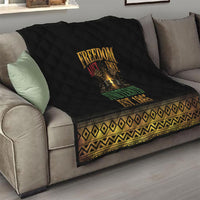 Juneteenth 1865 Quilt Freedom Ain't Free