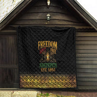 Juneteenth 1865 Quilt Freedom Ain't Free