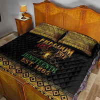 Juneteenth 1865 Quilt Bed Set Freedom Ain't Free