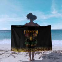Juneteenth 1865 Sarong Freedom Ain't Free