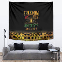 Juneteenth 1865 Tapestry Freedom Ain't Free