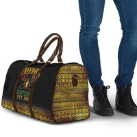 Juneteenth 1865 Travel Bag Freedom Ain't Free