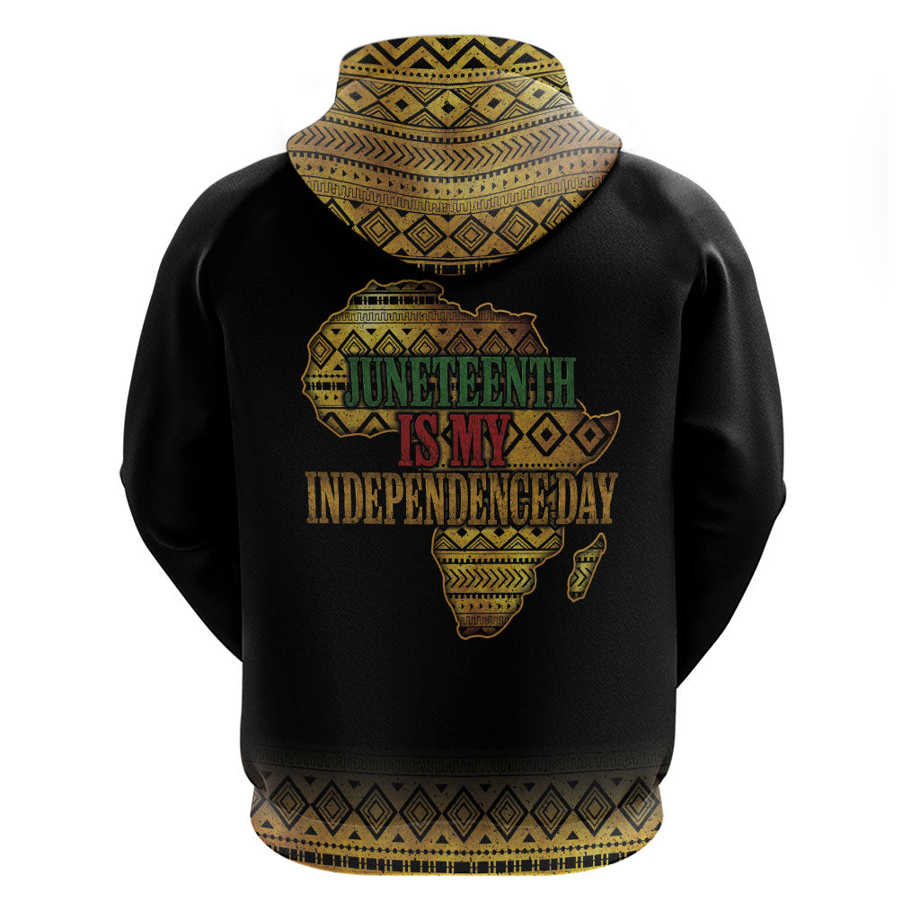Juneteenth 1865 Zip Hoodie Freedom Ain't Free