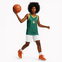 Custom Senegal Football Basketball Jersey Lions Of Teranga Sporty Style