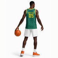 Custom Senegal Football Basketball Jersey Lions Of Teranga Sporty Style