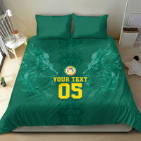 Custom Senegal Football Bedding Set Lions Of Teranga Sporty Style