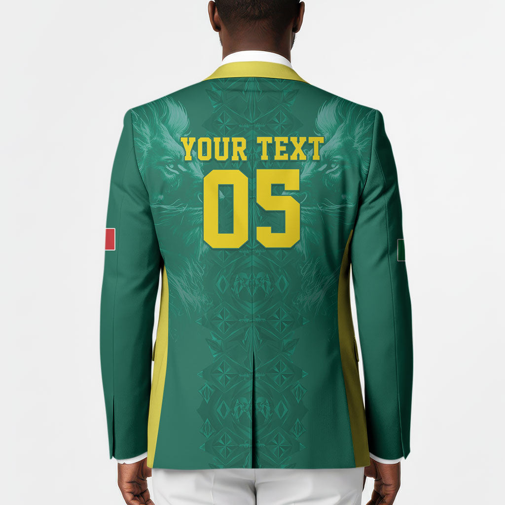 Custom Senegal Football Blazer Lions Of Teranga Sporty Style