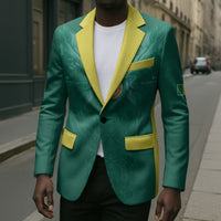 Custom Senegal Football Blazer Lions Of Teranga Sporty Style