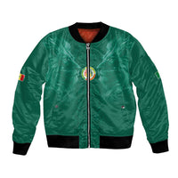 Custom Senegal Football Bomber Jacket Lions Of Teranga Sporty Style