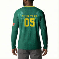 Custom Senegal Football Button Sweatshirt Lions Of Teranga Sporty Style