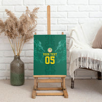 Custom Senegal Football Canvas Wall Art Lions Of Teranga Sporty Style