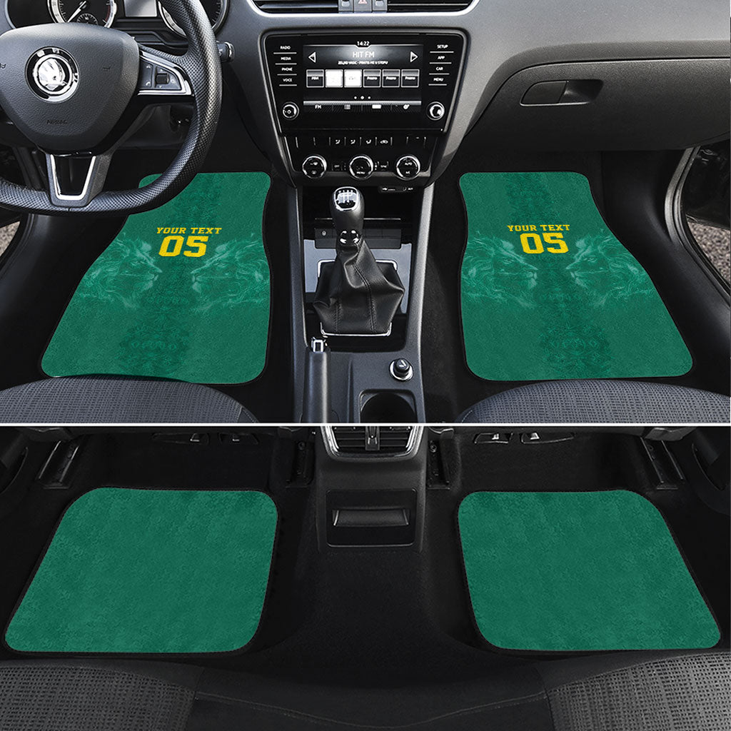 Custom Senegal Football Car Mats Lions Of Teranga Sporty Style