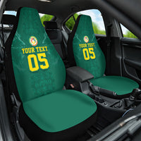 Custom Senegal Football Car Seat Cover Lions Of Teranga Sporty Style