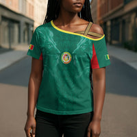 Custom Senegal Football Cross Shoulder Shirt Lions Of Teranga Sporty Style