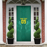 Custom Senegal Football Door Cover Lions Of Teranga Sporty Style