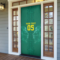 Custom Senegal Football Door Cover Lions Of Teranga Sporty Style
