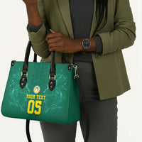 Custom Senegal Football Leather Bag Lions Of Teranga Sporty Style