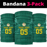Custom Senegal Football Neck Gaiter Lions Of Teranga Sporty Style