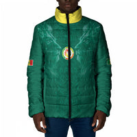 Custom Senegal Football Padded Jacket Lions Of Teranga Sporty Style