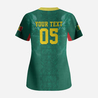 Custom Senegal Football Scrub Top Lions Of Teranga Sporty Style