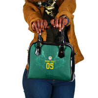 Custom Senegal Football Shoulder Handbag Lions Of Teranga Sporty Style