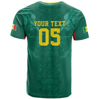 Custom Senegal Football T shirt Lions Of Teranga Sporty Style