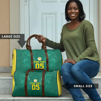Custom Senegal Football Travel Bag Lions Of Teranga Sporty Style