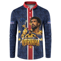 Custom Vozinha Goalkeeper Hero Cabo Verde Football 2026 Button Sweatshirt