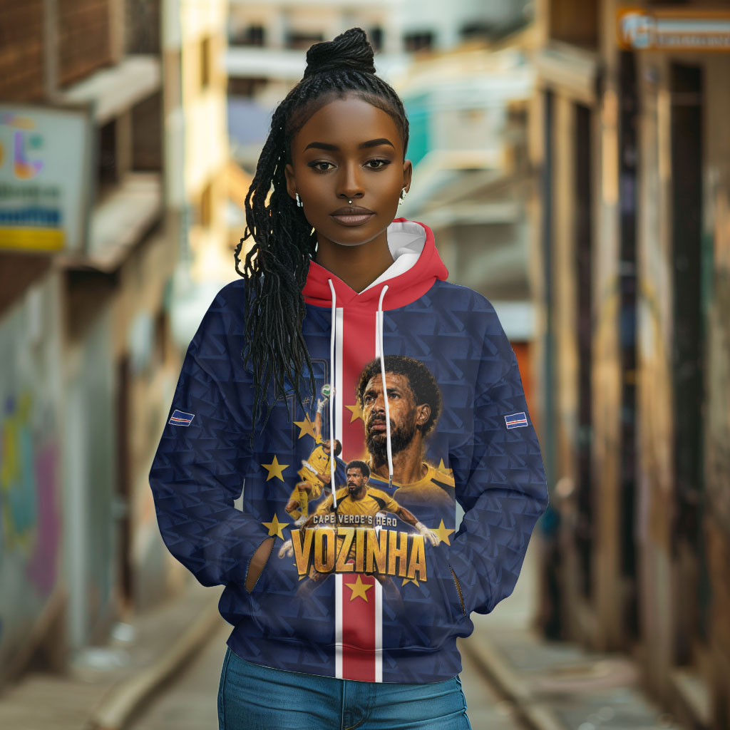 Custom Vozinha Goalkeeper Hero Cabo Verde Football 2026 Hoodie