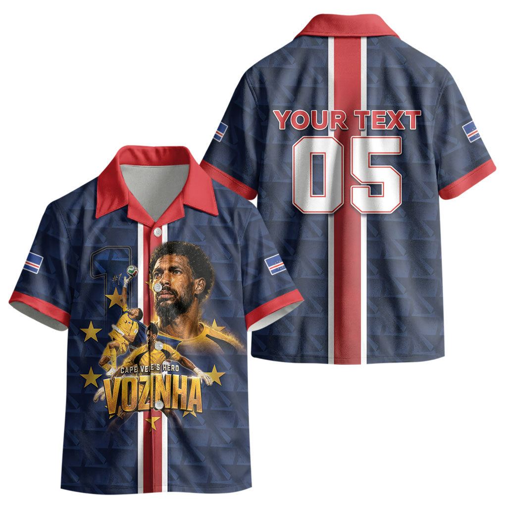 Custom Vozinha Goalkeeper Hero Cabo Verde Football 2026 Kid Hawaiian Shirt LT05