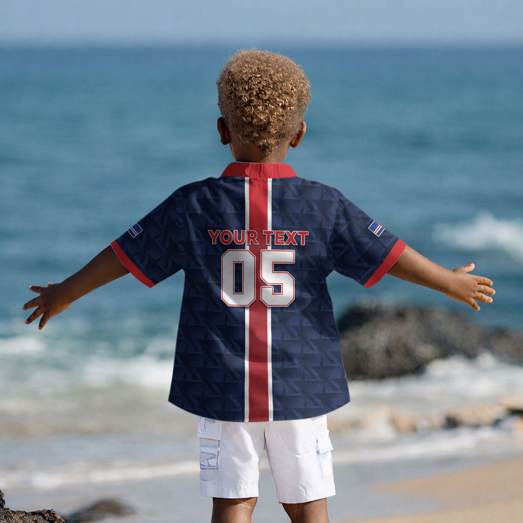 Custom Vozinha Goalkeeper Hero Cabo Verde Football 2026 Kid Hawaiian Shirt LT05