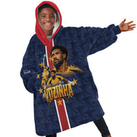 Custom Vozinha Goalkeeper Hero Cabo Verde Football 2026 Kid Wearable Blanket Hoodie