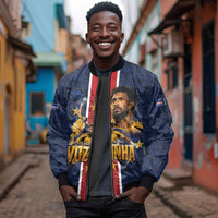 Custom Vozinha Goalkeeper Hero Cabo Verde Football 2026 Sleeve Zip Bomber Jacket