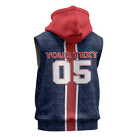 Custom Vozinha Goalkeeper Hero Cabo Verde Football 2026 Sleeveless Zip Hoodie