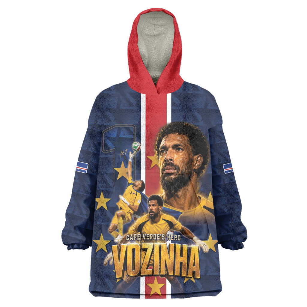 Custom Vozinha Goalkeeper Hero Cabo Verde Football 2026 Wearable Blanket Hoodie