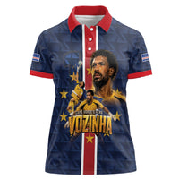 Custom Vozinha Goalkeeper Hero Cabo Verde Football 2026 Women Polo Shirt