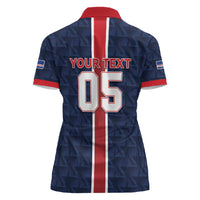 Custom Vozinha Goalkeeper Hero Cabo Verde Football 2026 Women Polo Shirt