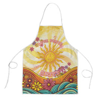 Love Peace Unity Apron Hippie Soul Sunflower - Wonder Print Shop