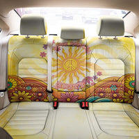 Love Peace Unity Back Car Seat Cover Hippie Soul Sunflower - Wonder Print Shop