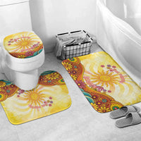 Love Peace Unity Bathroom Set Hippie Soul Sunflower - Wonder Print Shop