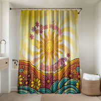 Love Peace Unity Bathroom Set Hippie Soul Sunflower - Wonder Print Shop