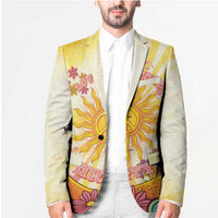 Love Peace Unity Blazer Hippie Soul Sunflower - Wonder Print Shop